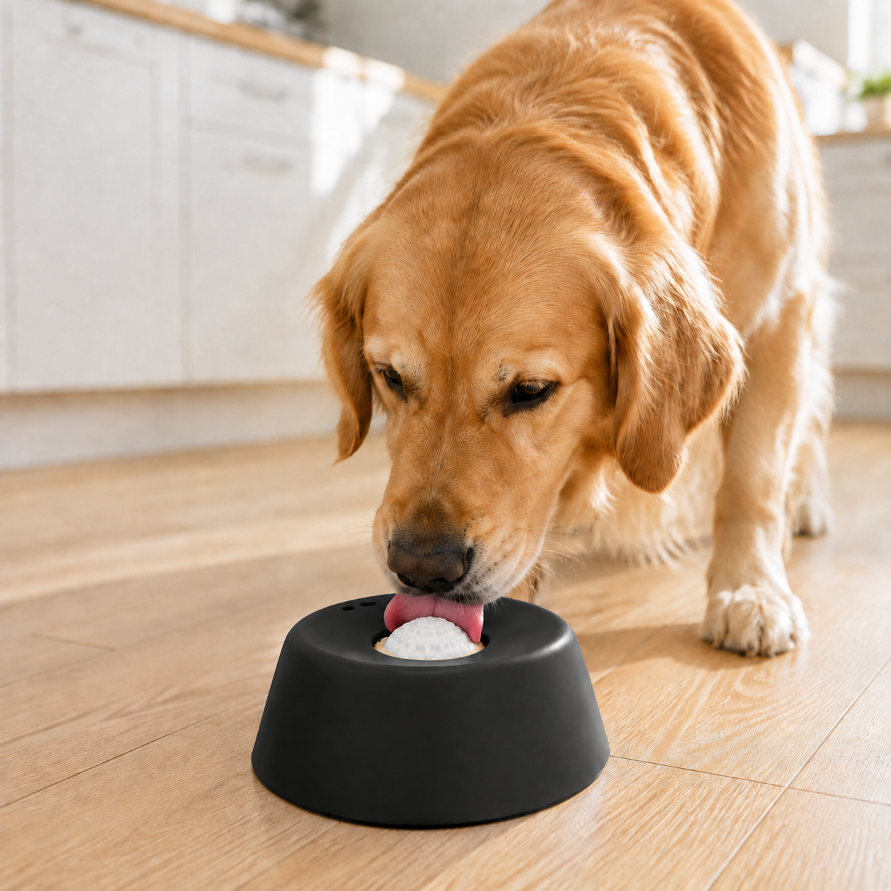 Yipetor Slow Feeder Dog Bowls for Liquid Treats - Complimentary Gift with Purchase, No-Spill Bone Broth Licking Bowl with Built-in Rolling Ball, Versatile Puppy Yogurt Feeder for All Breeds, Ideal for Dietary Supplements and Post-Operative Nutrition