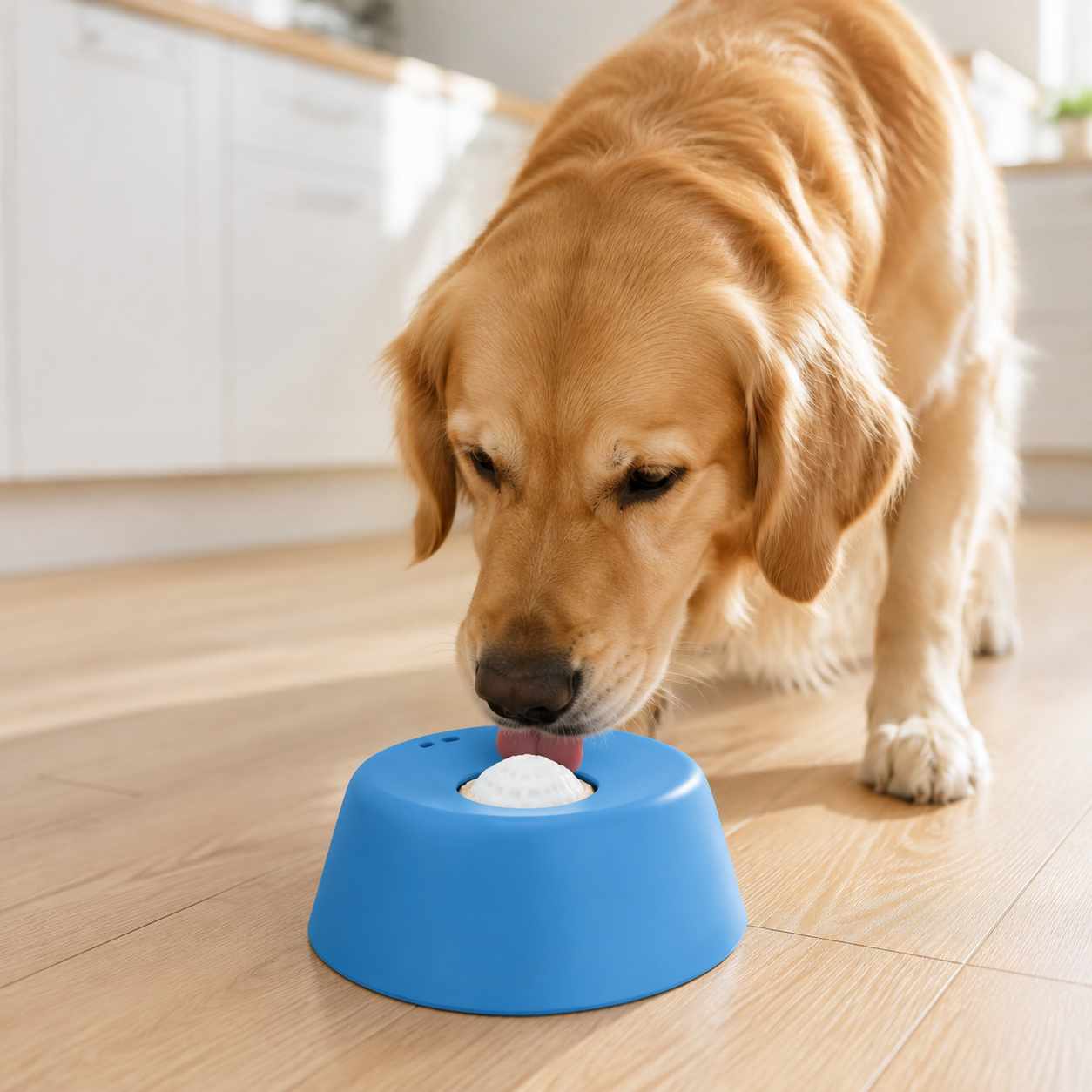 Yipetor Slow Feeder Dog Bowls for Liquid Treats - Complimentary Gift with Purchase, No-Spill Bone Broth Licking Bowl with Built-in Rolling Ball, Versatile Puppy Yogurt Feeder for All Breeds, Ideal for Dietary Supplements and Post-Operative Nutrition